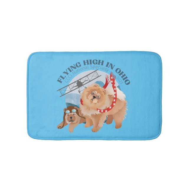 ALFOMBRILLA DE BAÑO MAT DE BAÑO - AZUL CON LOGO 2025 (Anverso)