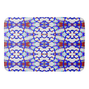Alfombrilla De Baño Mat de baño, Baño de diseño clásico multicolor