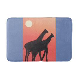 Alfombrilla De Baño Mat de baño con diseño de jirafa