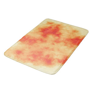 Alfombrilla De Baño Mat de baño con efecto de nube de naranja