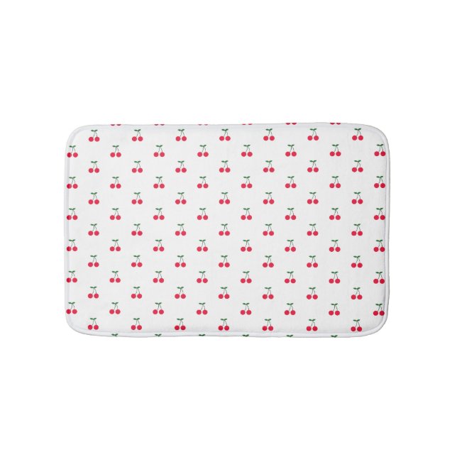 Alfombrilla De Baño Mat de baño con patrón de cerezo (Anverso)