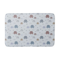 Mat de baño con patrón de elefante para mamá y beb