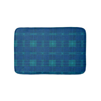 Alfombrilla De Baño Mat de baño con placa azul