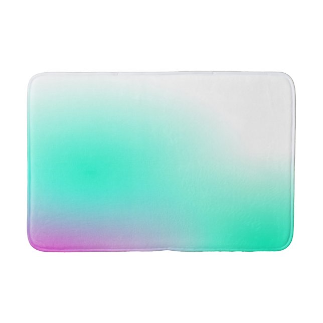Alfombrilla De Baño Mat de baño cromático de gradiente de Aurora (Anverso)