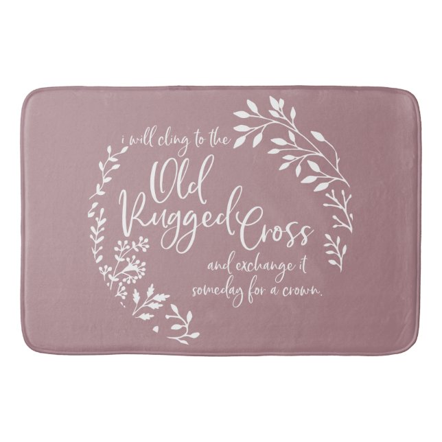 Alfombrilla De Baño Mat. de baño cruzado viejo (Anverso)