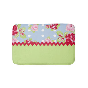 Alfombrilla De Baño Mat de baño de algodón de Rosa