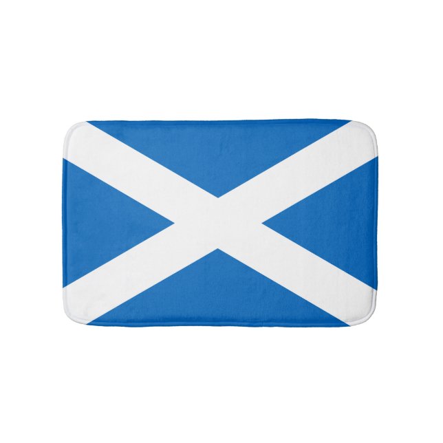 Alfombrilla De Baño Mat de baño de bandera de Escocia (Anverso)