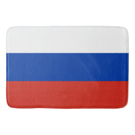Alfombrilla De Baño Mat de baño de bandera rusa (Rusia)