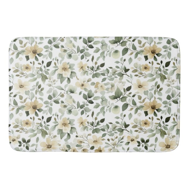 Alfombrilla De Baño Mat de baño de bosque encantado (Anverso)