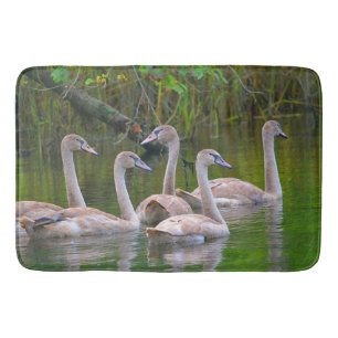 Alfombrilla De Baño Mat de baño de cisne