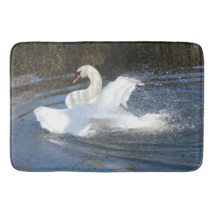 Alfombrilla De Baño Mat de baño de cisne