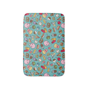 Alfombrilla De Baño Mat de baño de comida chatarra