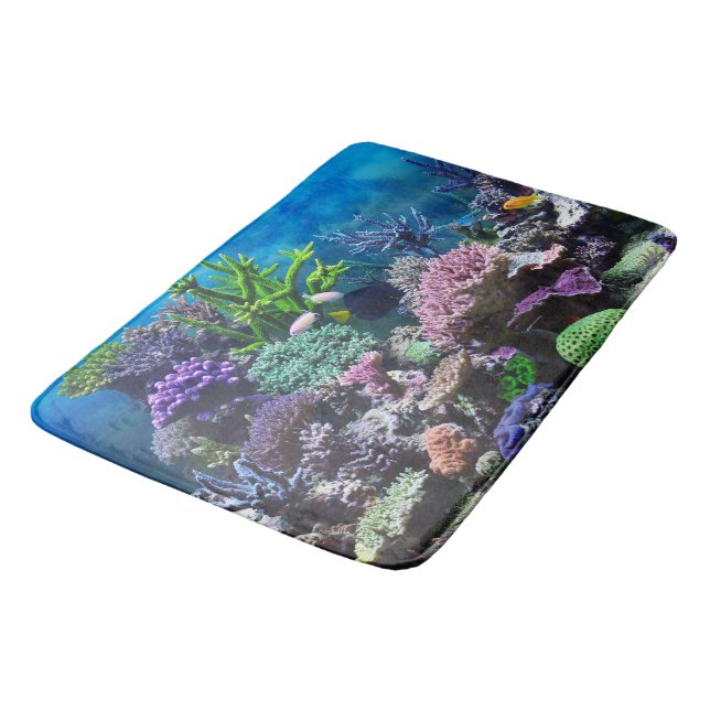 Alfombrilla De Baño Mat De Baño De Coral Reef. (Angular)
