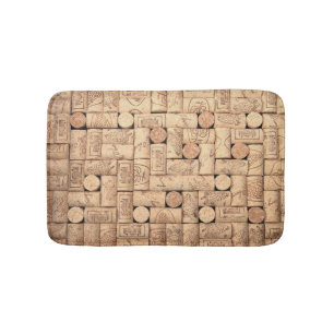 Alfombrilla De Baño Mat de baño de corcho de vino