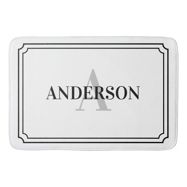 Alfombrilla De Baño Mat de baño de esquinas de vieira (Anverso)