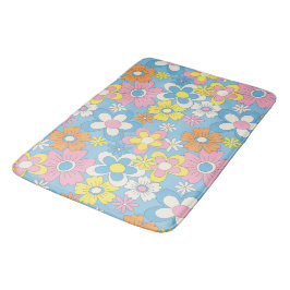 Alfombrilla De Baño Mat de baño de flores pastorales - Diseño de mezcl
