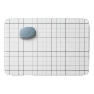 Alfombrilla De Baño Mat de baño de jabón azul