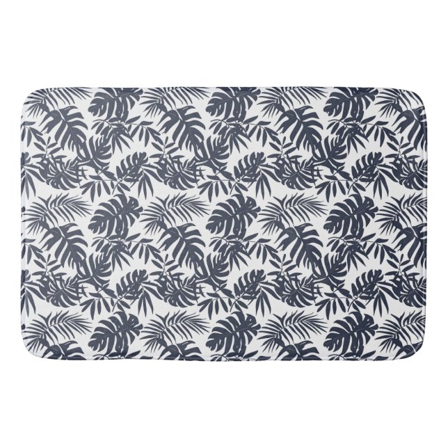 Alfombrilla De Baño Mat de Baño de Leaf Tropical (Anverso)