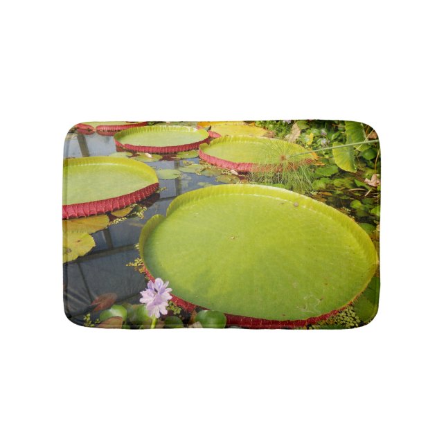 Alfombrilla De Baño Mat de baño de Lily Pads (Anverso)