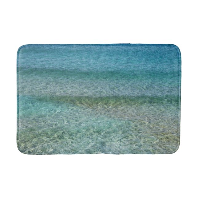 Alfombrilla De Baño Mat de baño de olas oceánicas (Anverso)
