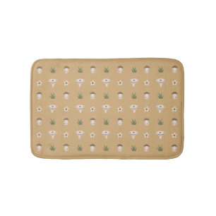 Alfombrilla De Baño Mat de baño de patrón de hongos