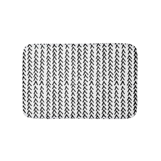 Alfombrilla De Baño Mat de baño de patrón tribal de raza negra (Anverso)