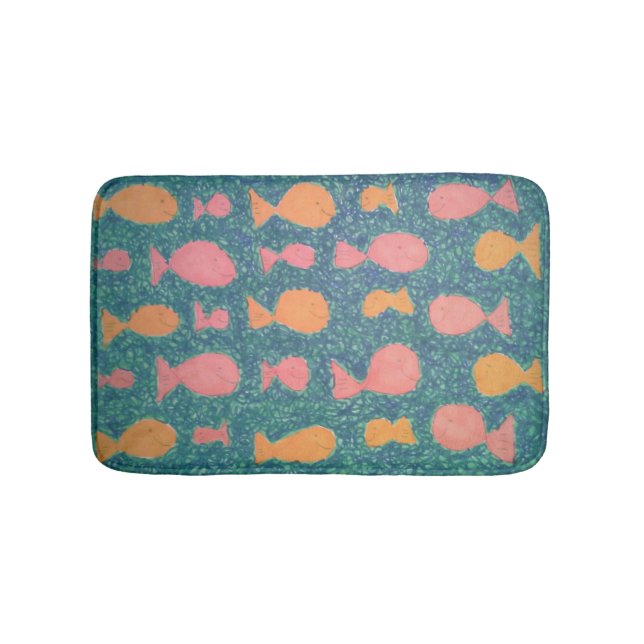 Alfombrilla De Baño Mat de Baño de Pescado Tropical (Anverso)