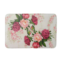 Alfombrilla De Baño Mat de baño de rosas rosadas