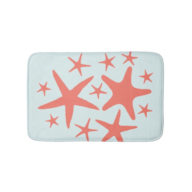 Alfombrilla De Baño Mat de baño de sal marina Starfish (Anverso)