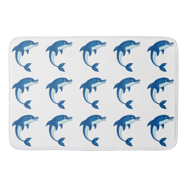 Alfombrilla De Baño Mat. de baño/delfines (Anverso)