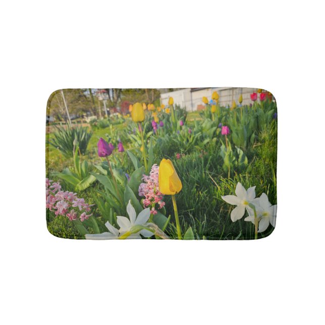 Alfombrilla De Baño Mat de baño floral (Anverso)