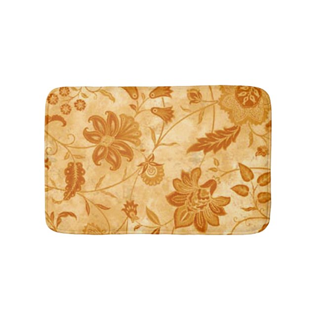 Alfombrilla De Baño Mat de baño floral (Anverso)