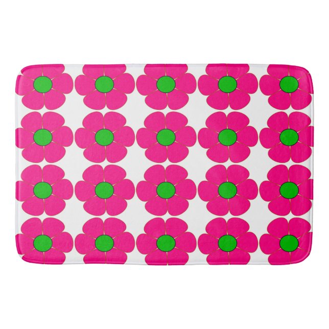 Alfombrilla De Baño Mat. de baño/flores (Anverso)