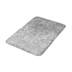 Alfombrilla De Baño Mat de baño gris o plateado con corrientes oceánic