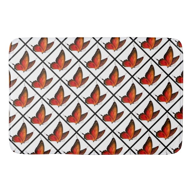 Alfombrilla De Baño Mat. de baño/mariposas (Anverso)