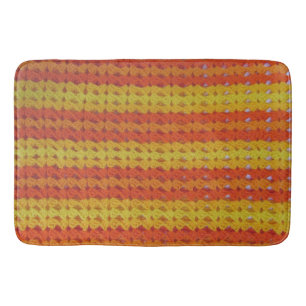 Alfombrilla De Baño Mat de baño - Modelo afgano Naranja