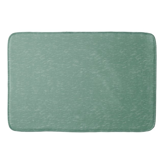 Alfombrilla De Baño Mat de baño moderno verde y blanco (Anverso)