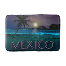Mat de baño nocturno de Mexico