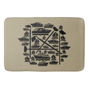 Alfombrilla De Baño Mat de baño para barcos y azotes