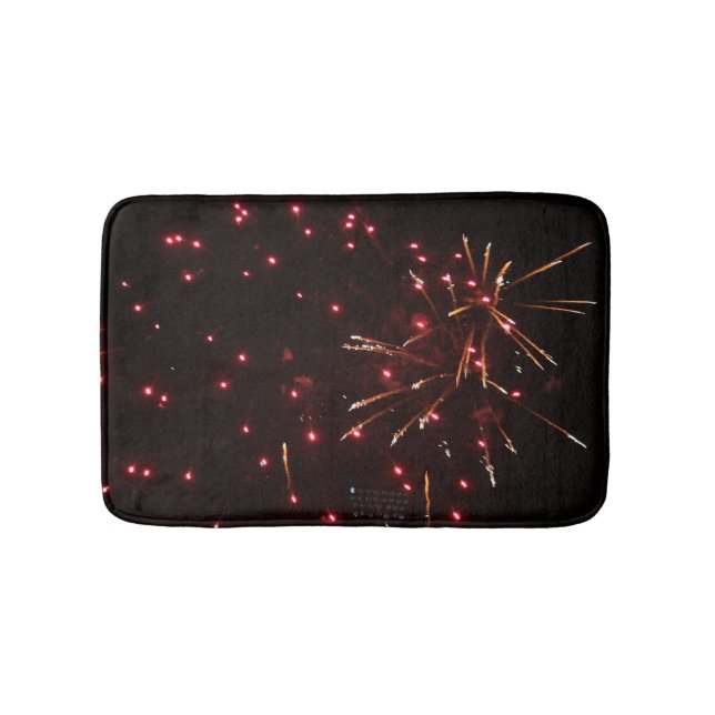 Alfombrilla De Baño Mat de baño para fuegos artificiales (Anverso)