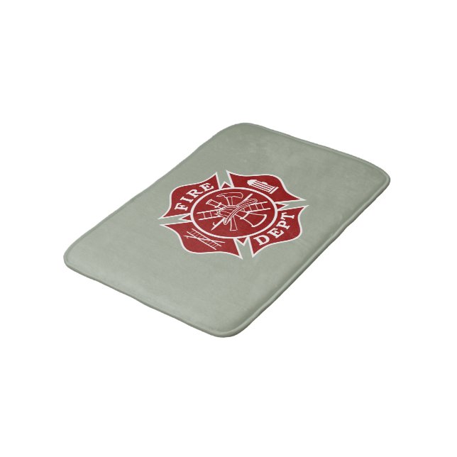 Alfombrilla De Baño Mat de baño pequeño para bomberos (Angular)