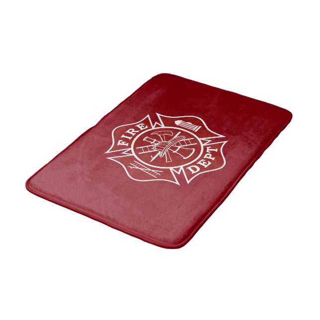 Alfombrilla De Baño Mat de baño pequeño para bomberos (Angular)