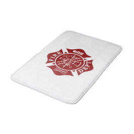 Alfombrilla De Baño Mat de baño pequeño para bomberos