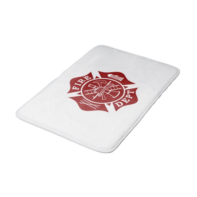 Alfombrilla De Baño Mat de baño pequeño para bomberos (Angular)