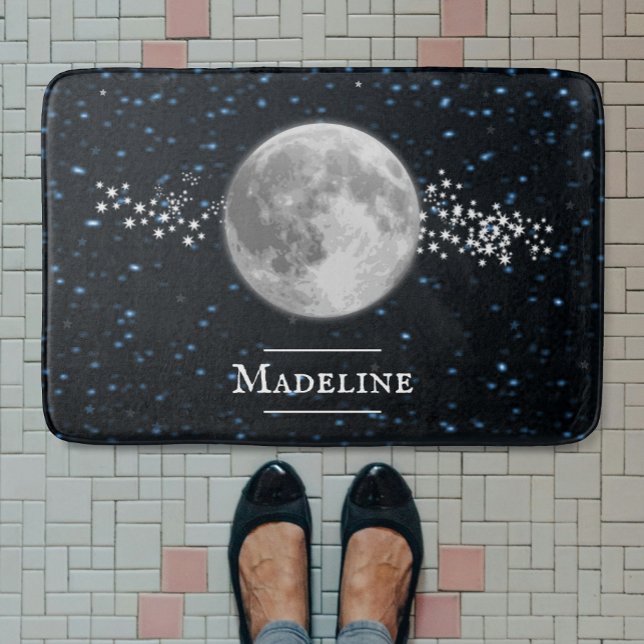 Alfombrilla De Baño Mat de baño personalizado lunar (Lunar Personalized Bath Mat)