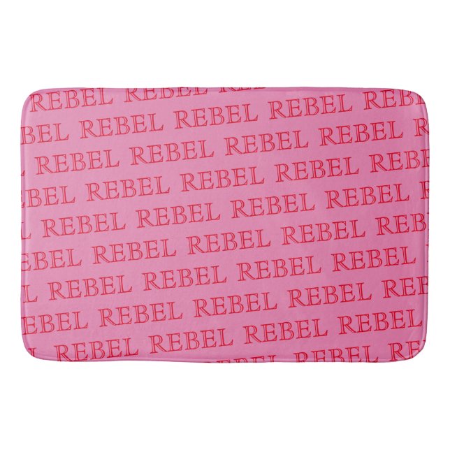 Alfombrilla De Baño Mat de baño - REBELDE (Anverso)