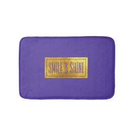 Alfombrilla De Baño Mat de baño rico en morado y oro