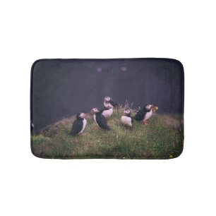 Alfombrilla De Baño Mat de Bath de Puffins Atlánticos