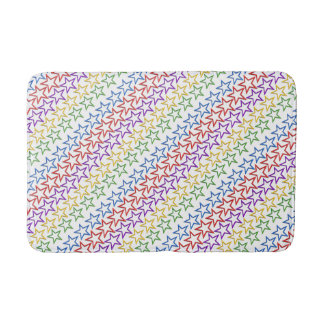 Alfombrilla De Baño Mat de Bath - Estrellas de colores