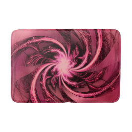 Alfombrilla De Baño Mat de Bath Fractal Twisted Purple & Plum
